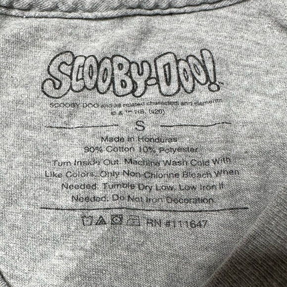 Scooby-Doo & The Gang Mystery Machine Graphic T-Shirt Grey Unisex Sz S - Picture 4 of 4